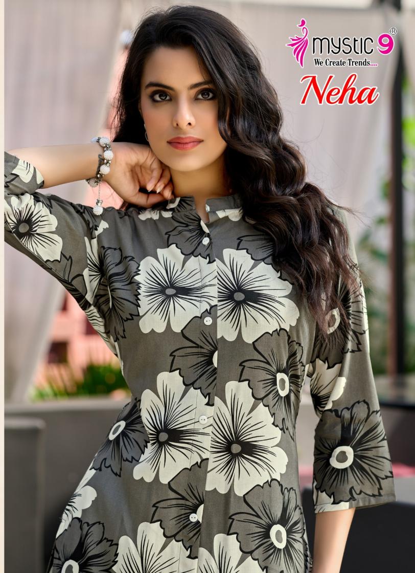 neha vol 1 by mystic9 rayon readymade attractive co-ord sets 