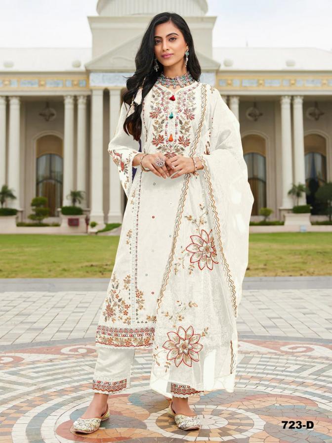 PR 9STAR FASHION ALVIRA  HEAVY PV COTTON WITH EMBRODERY WORK FANCY DESIGNER SUIT 