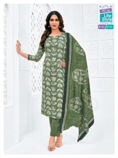 priyalaxmi vol 37 by mcm lifestyle readymade big size cotton stylish 3pcs dress