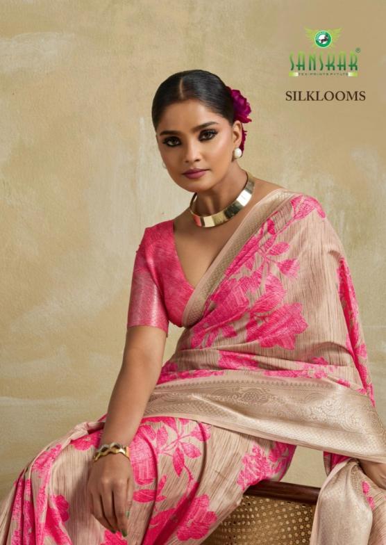 sanskar tex prints silklooms amazing dolla saree at best rate 