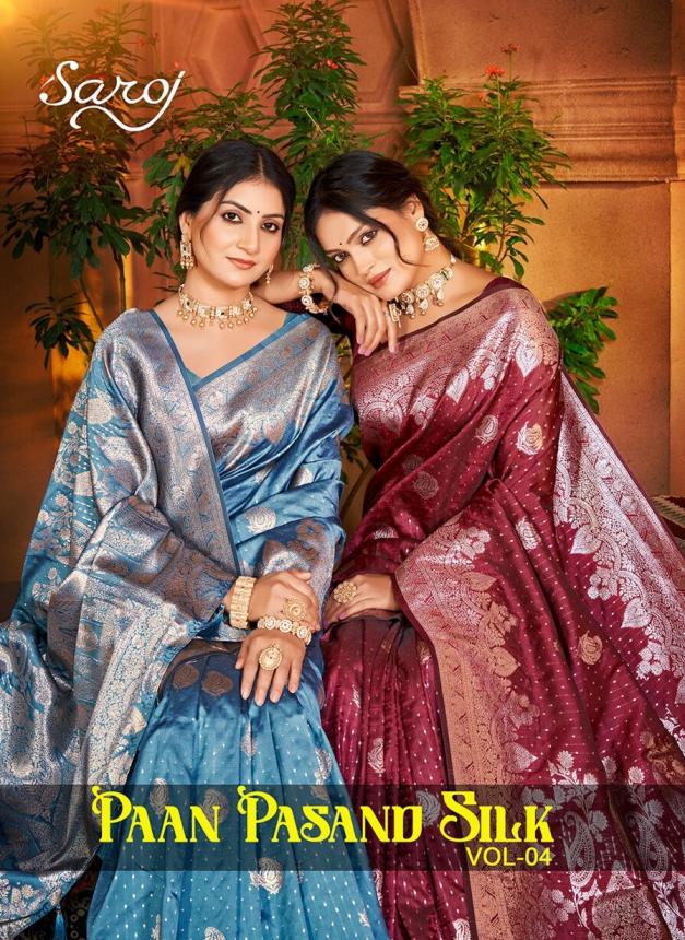 Saroj Paan pasand silk vol.4 50*600 silk saree