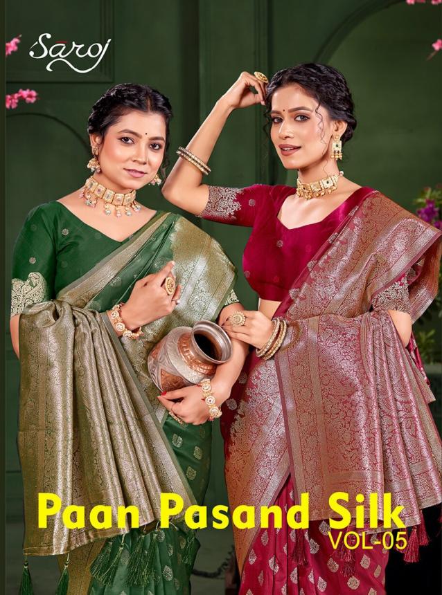 Saroj Paan pasand silk vol.5 50*600 silk saree