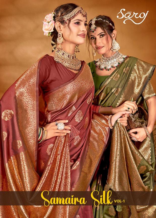 Saroj Samaira silk vol.1 50*600 silk saree
