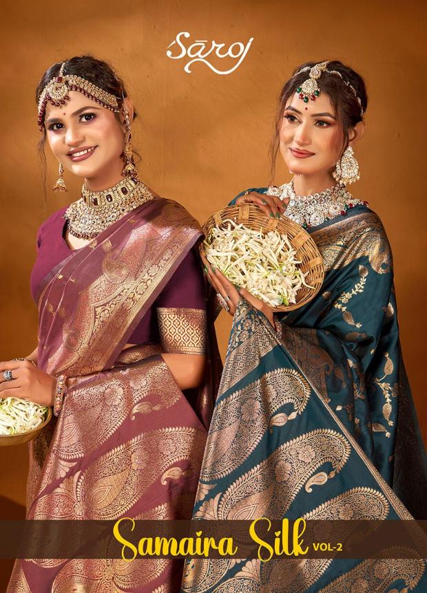 Saroj Samaira silk vol.2 50*600 silk saree