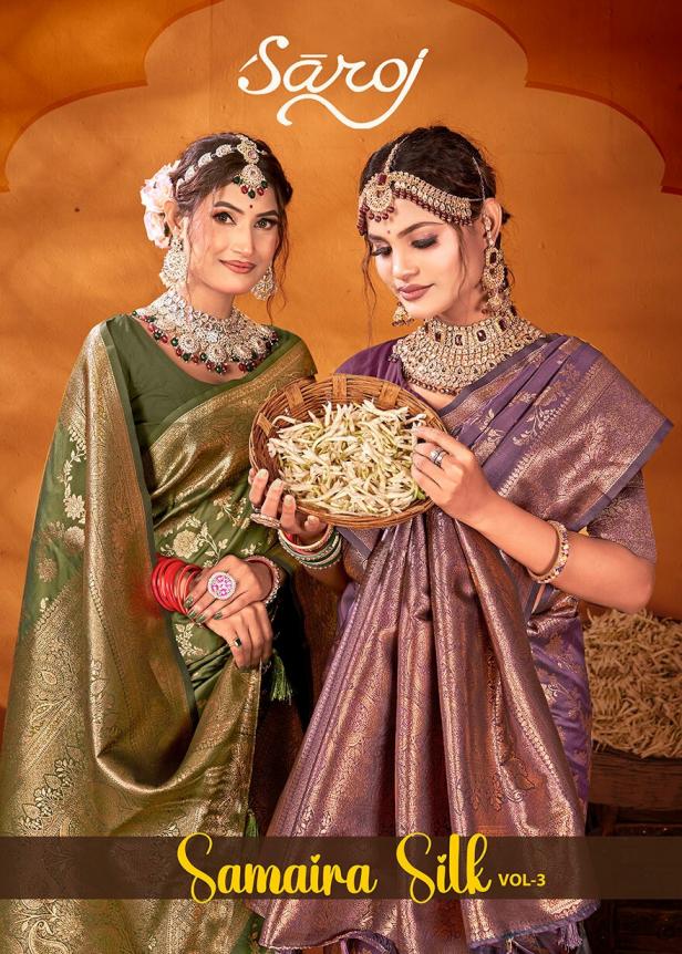 Saroj Samaira silk vol.3 50*600 silk saree