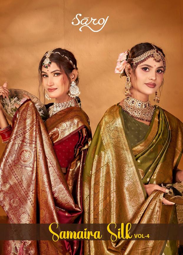 Saroj Samaira silk vol.4 50*600 silk saree