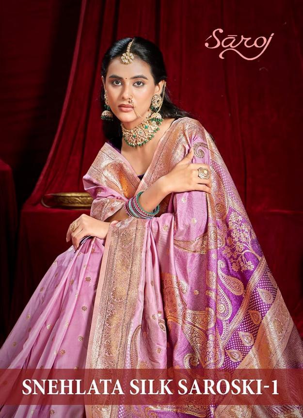 Saroj Snehlata silk saroski vo.1 50*600 silk saree