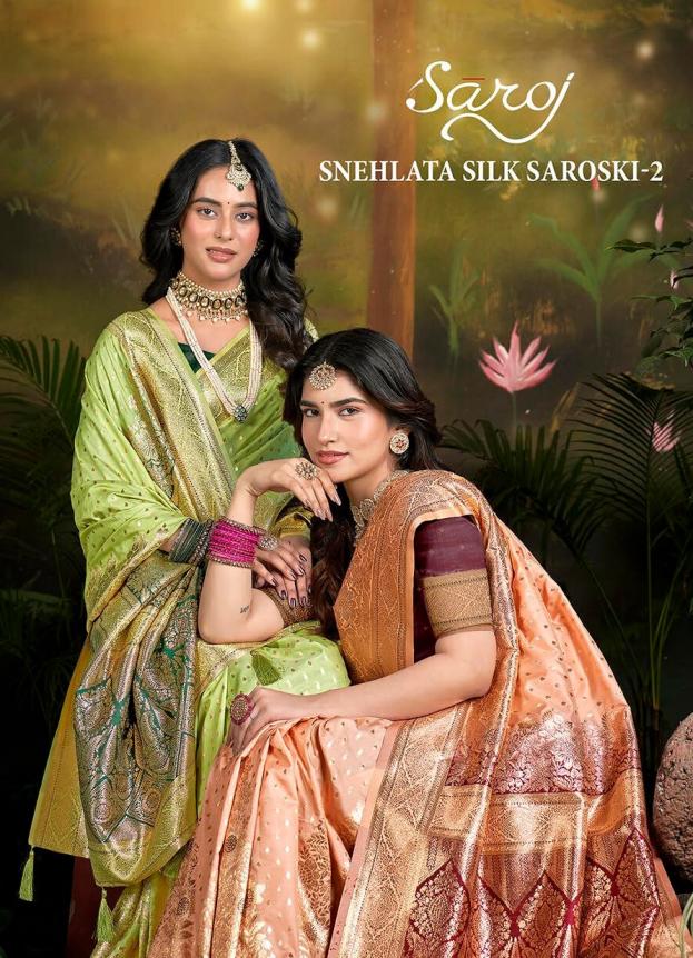 Saroj Snehlata silk saroski vo.2 50*600 silk saree