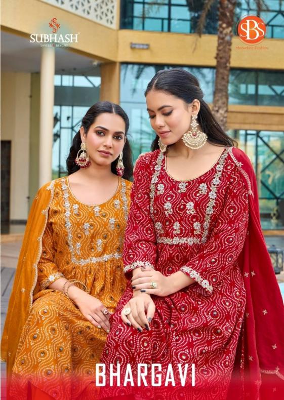 sbs launch bhargavi rayon readymade classic 3pcs dress