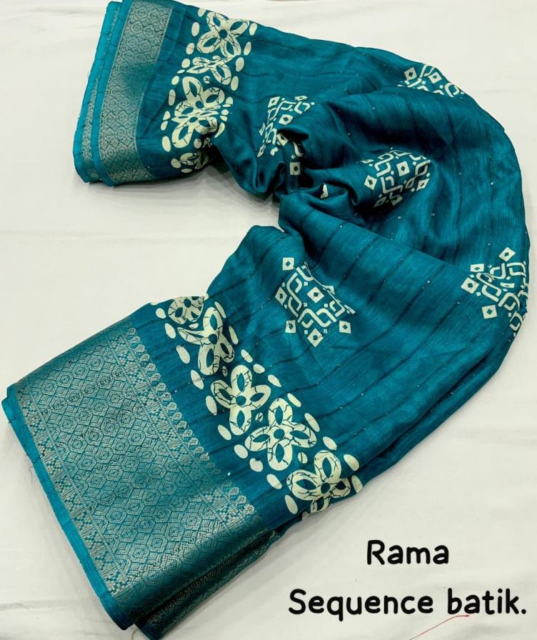 sequence batik cotton crape woven shop trendy sarees 