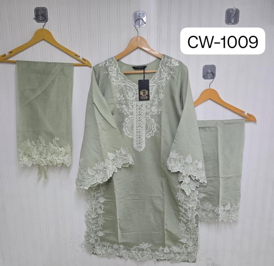 shraddha designer cw 1009 readymade modern roman silk pakistani dress