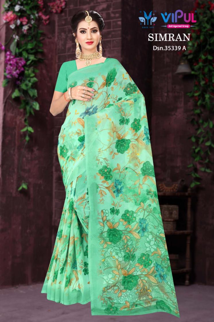 simran 35339 by vipul fashion hit design georgette sarees online 
