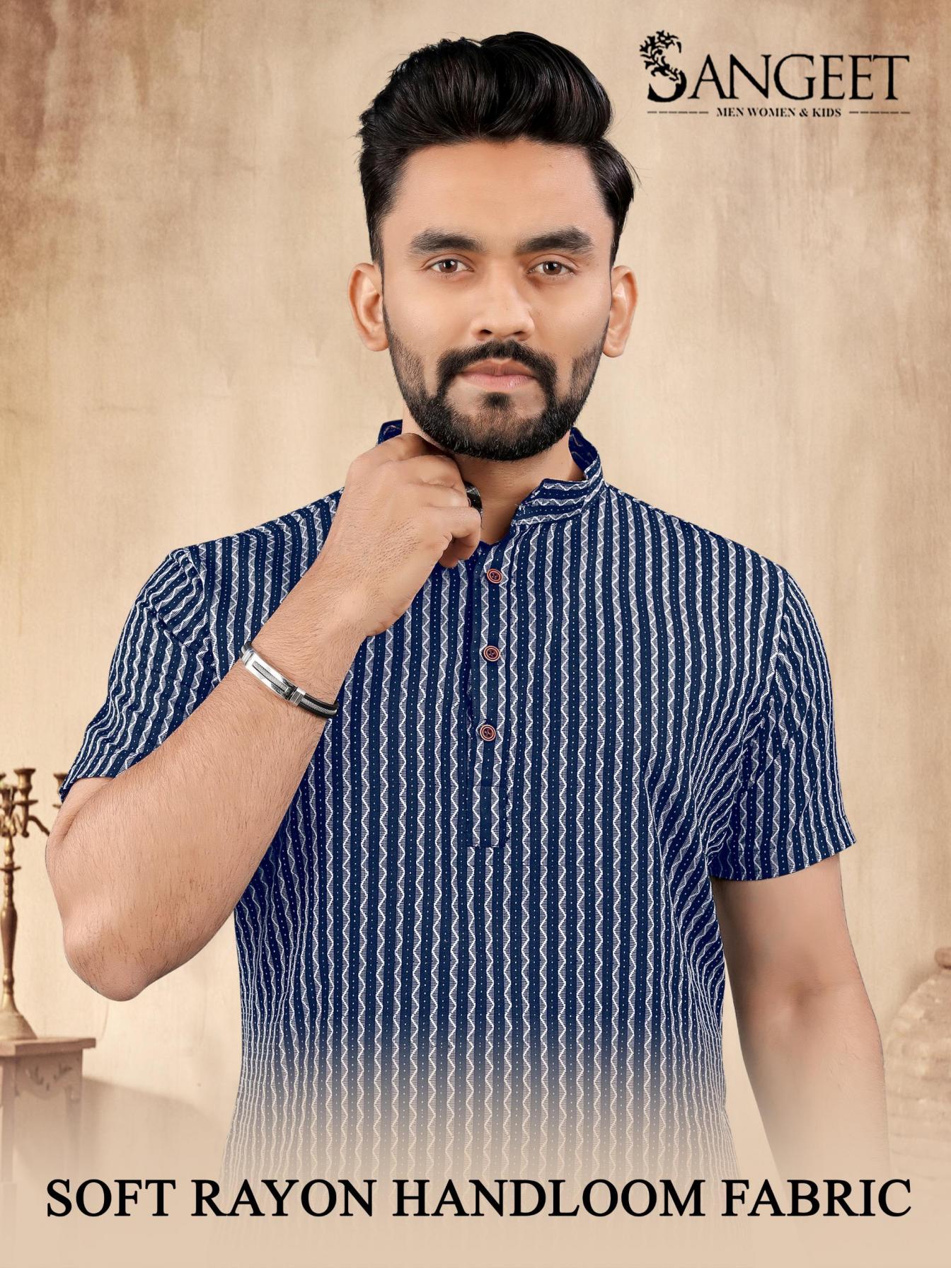 soft rayon handloom fully stitch unique big size short kurtas online 