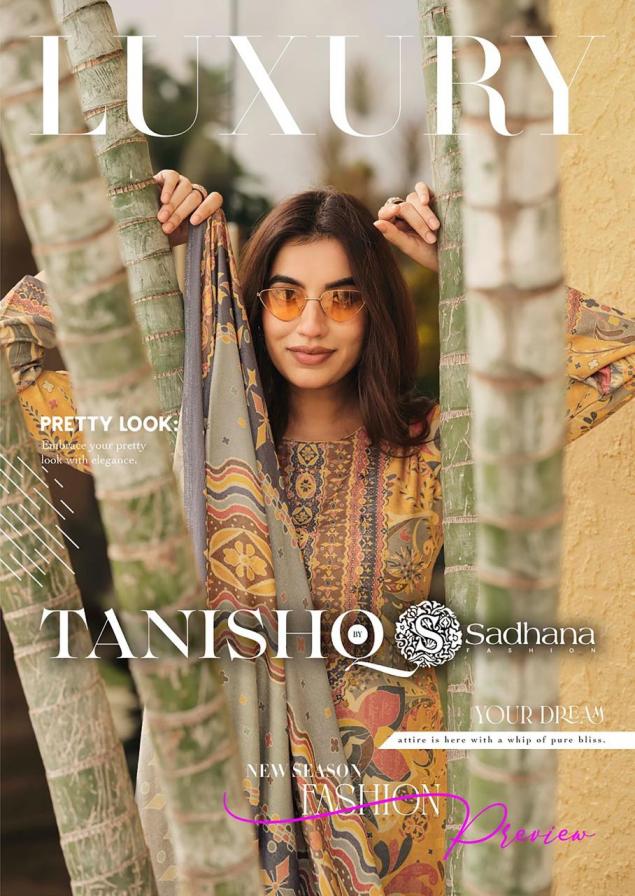 tanishq by sadhana fashion viscose pashmina pretty look dress materials 