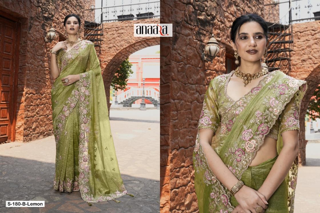 tathastu anaara 176-180-181 traditional organza tissue sarees online 