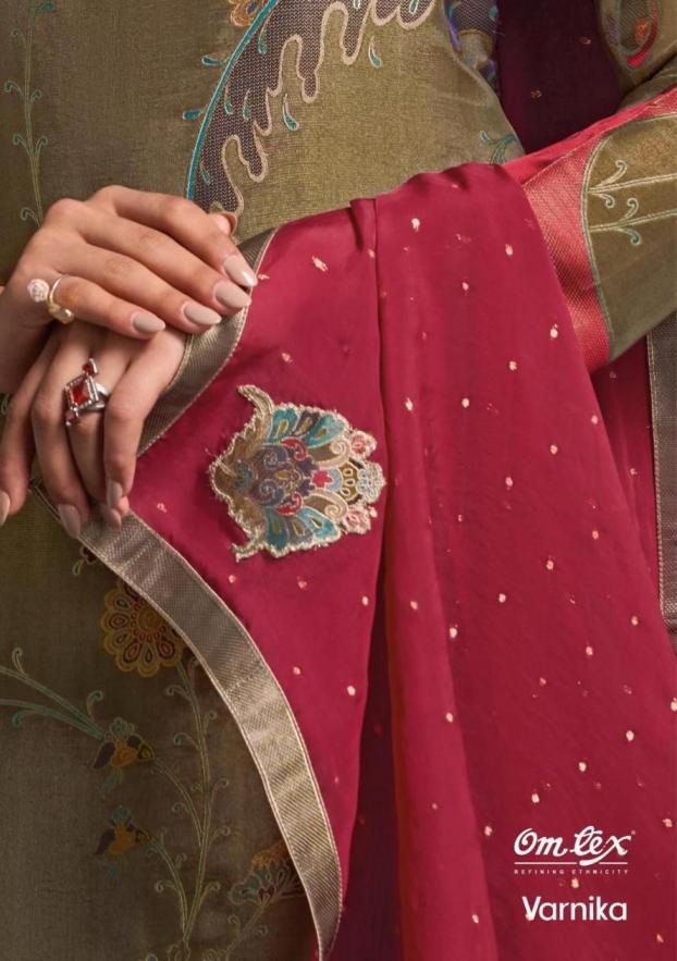 varnika by omtex readymade pretty ushi silk jacquard suit salwar kameez set