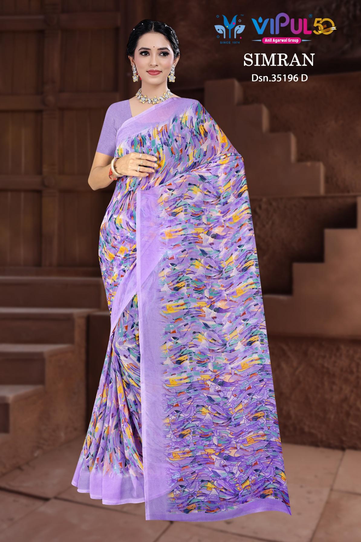 vipul simran 35196 unique georgette sarees online 