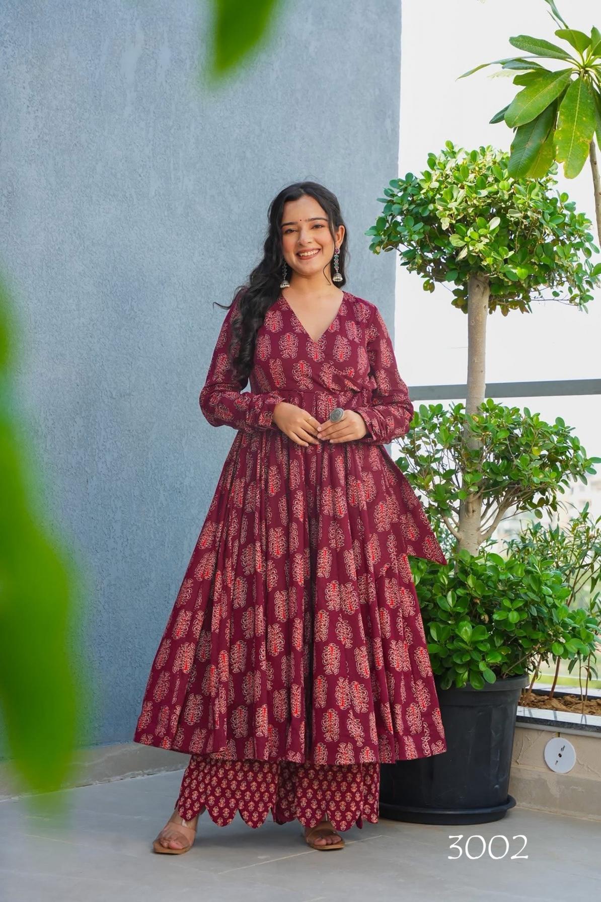 vyoma vol 3 rayon fashionable fully stitch big size long kurti online 