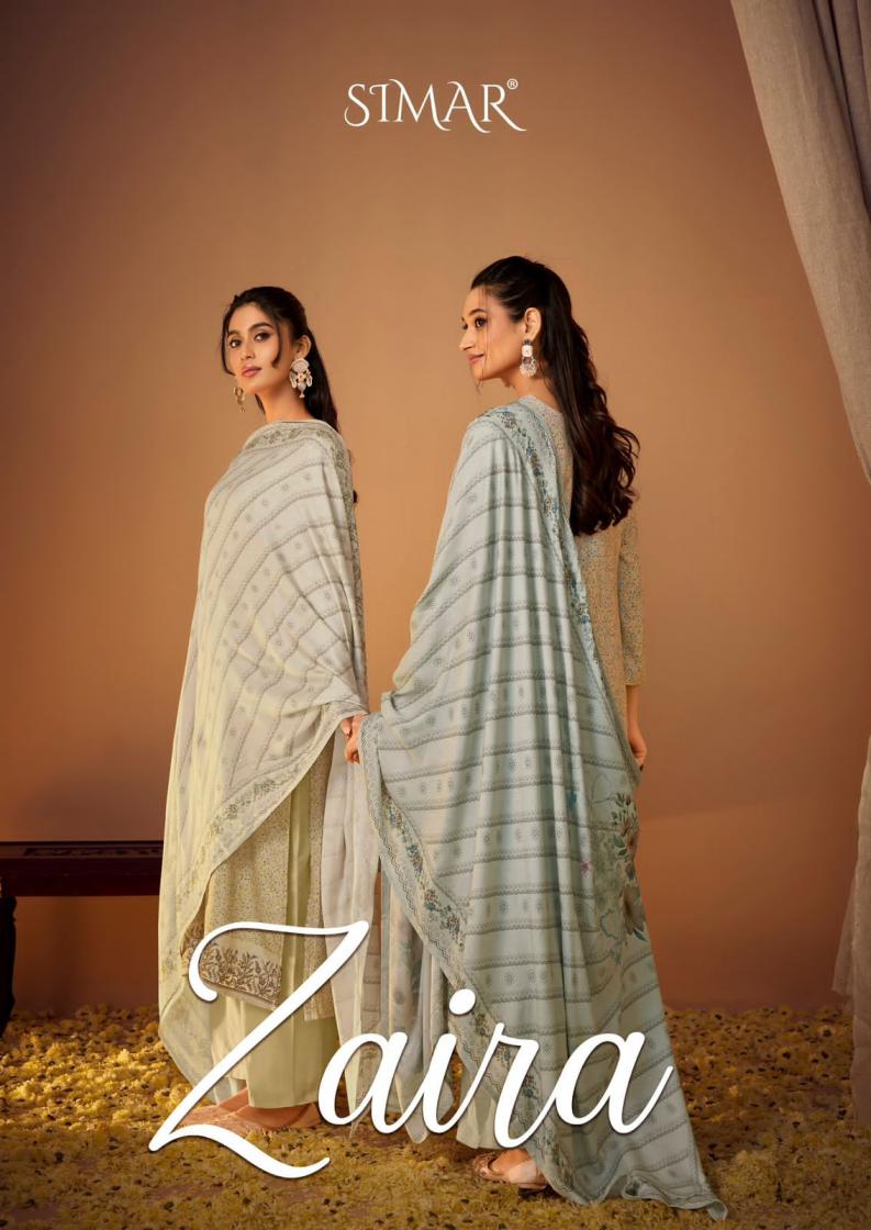zaira by glossy winter special viscose pashmina suit for womens 