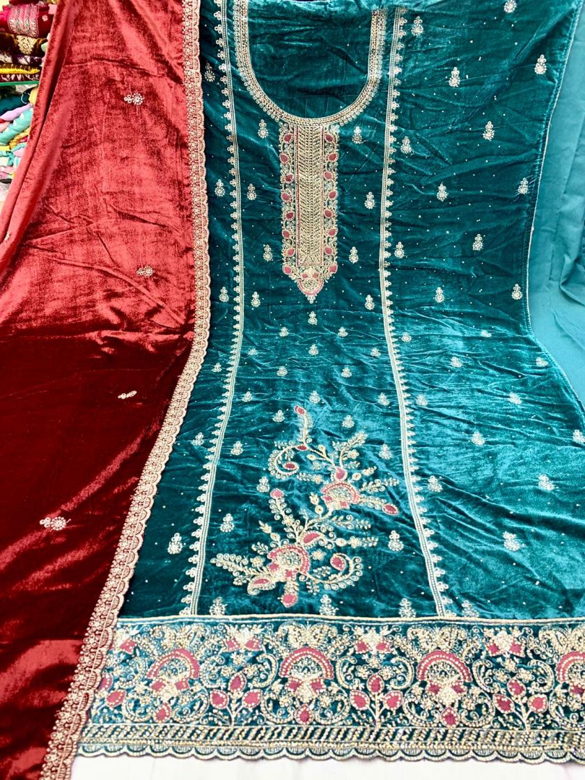 anita viscose makhmal velvet shop trendy winter suits 