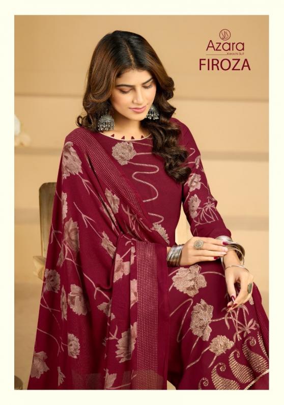 firoza by azara radhika fashion viscose rayon stylish dress materials 