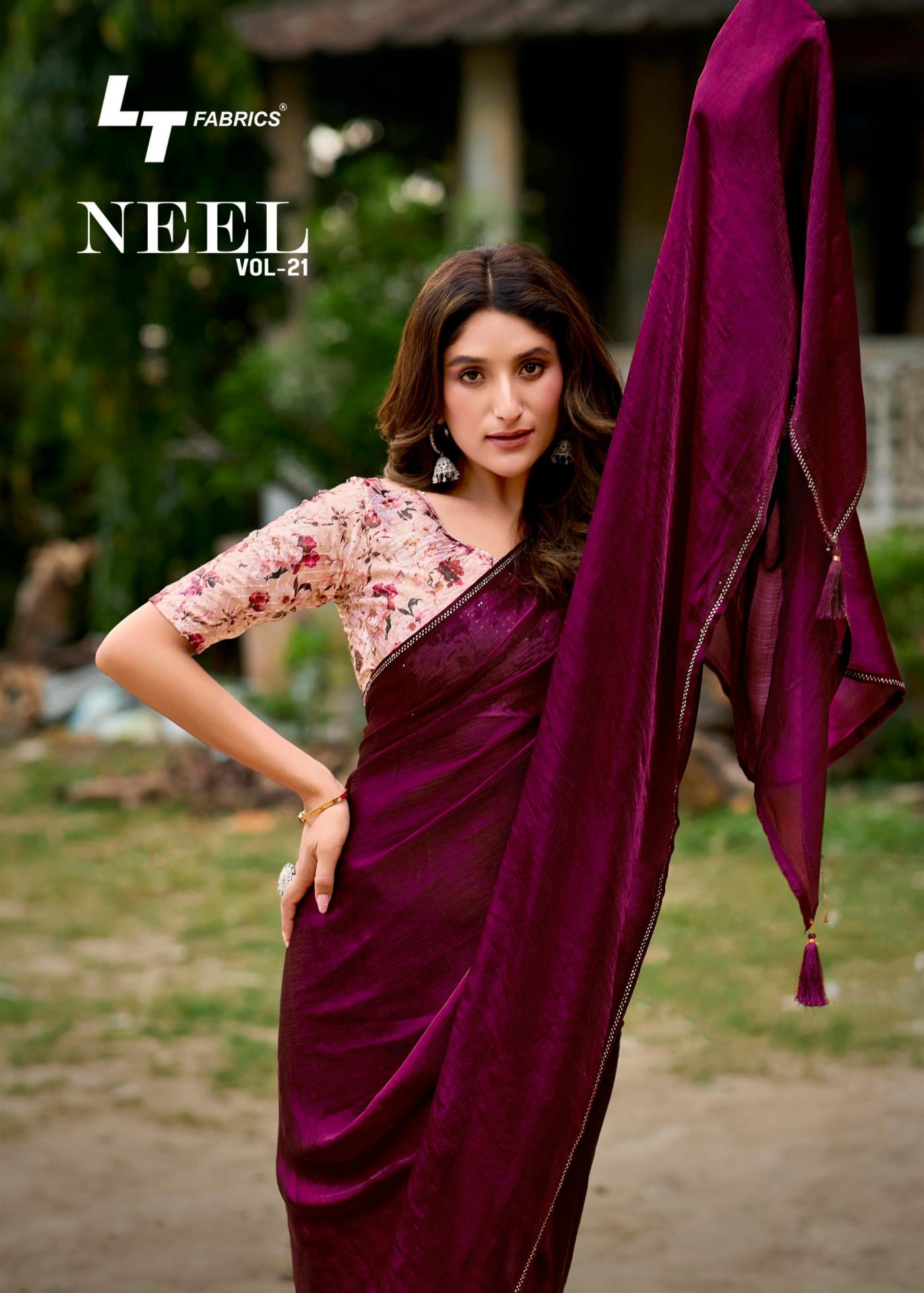 kashvi creation neel vol 21 mono satin stylish saree online 