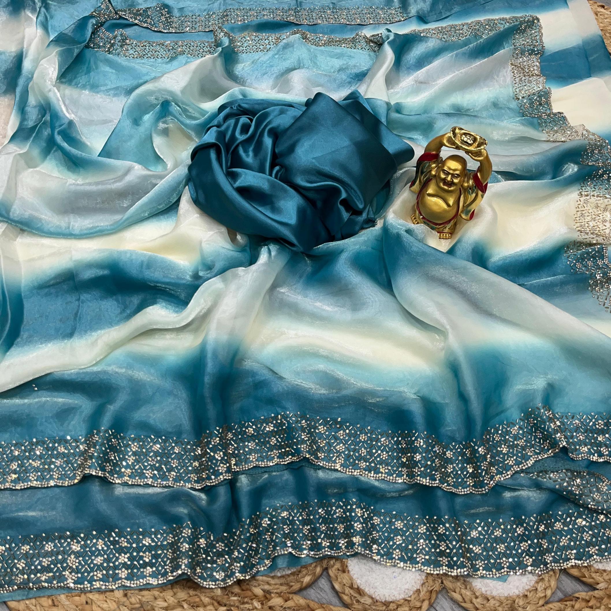 kc 932 silk jarkhan work shop trendy saree online 