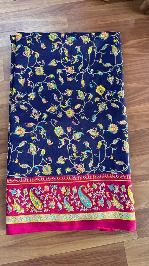 pashmina attractive look saree with shawal at best rates 