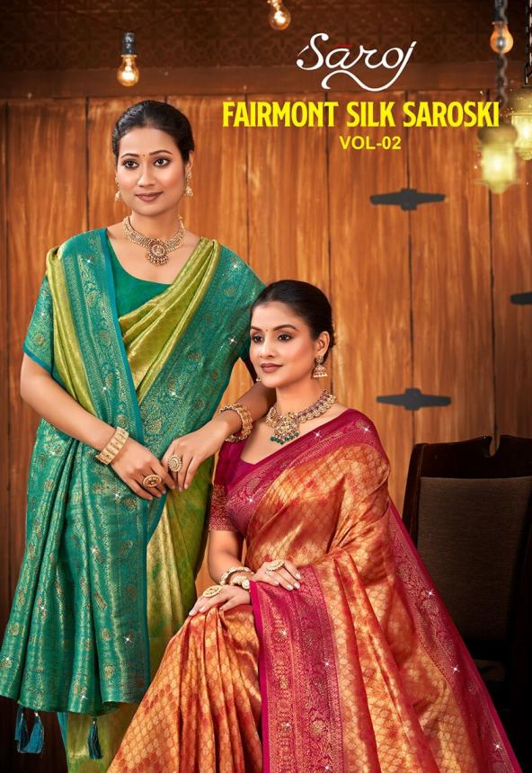 Saroj Fairmont silk saroski vol.2 Kanjivaram silk saree