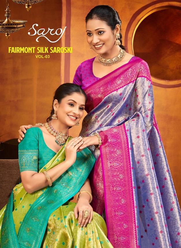 Saroj Fairmont silk saroski vol.3 Kanjivaram silk saree