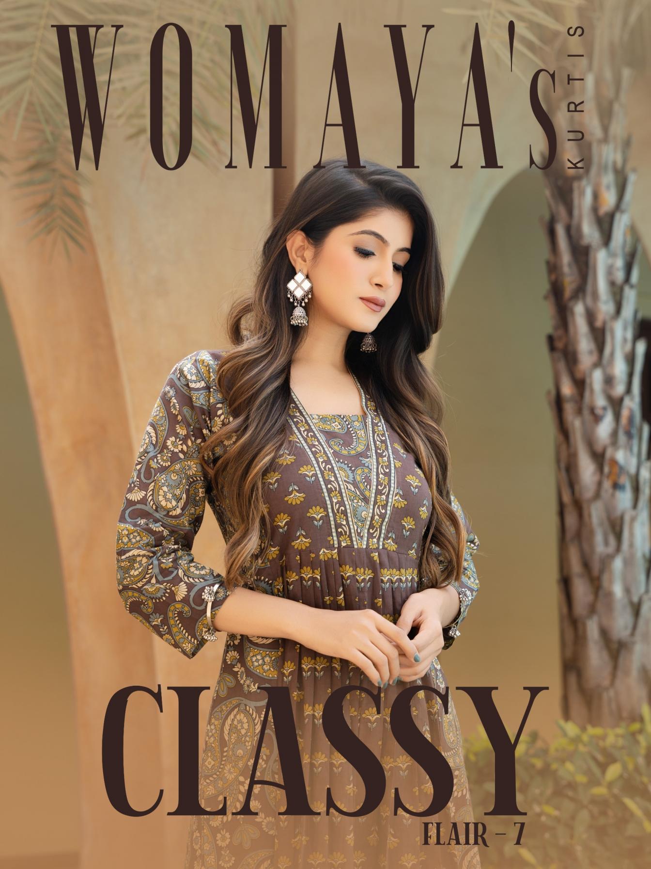 womayas classy flair vol 7 cotton readymade unique suit for womens 