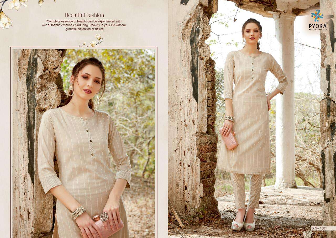 Janvi Designer Victory Vol 1 Reyon Cotton Kurtis Catalog Manufacturer