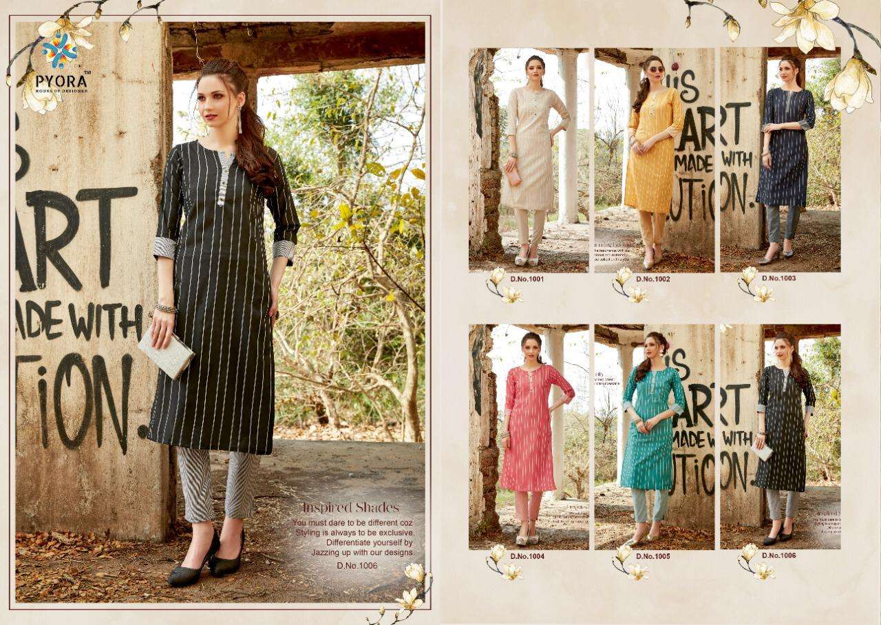 Janvi Designer Victory Vol 1 Reyon Cotton Kurtis Catalog Manufacturer