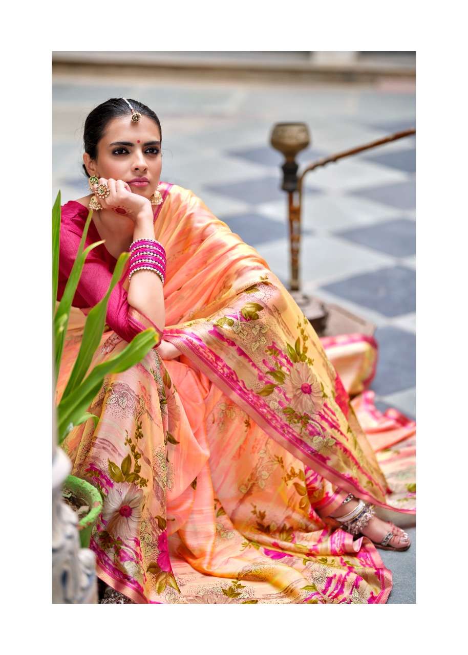 Mintorsi Madhubala Organic Manipuri Silk Print Saree Catalogue Wholesale