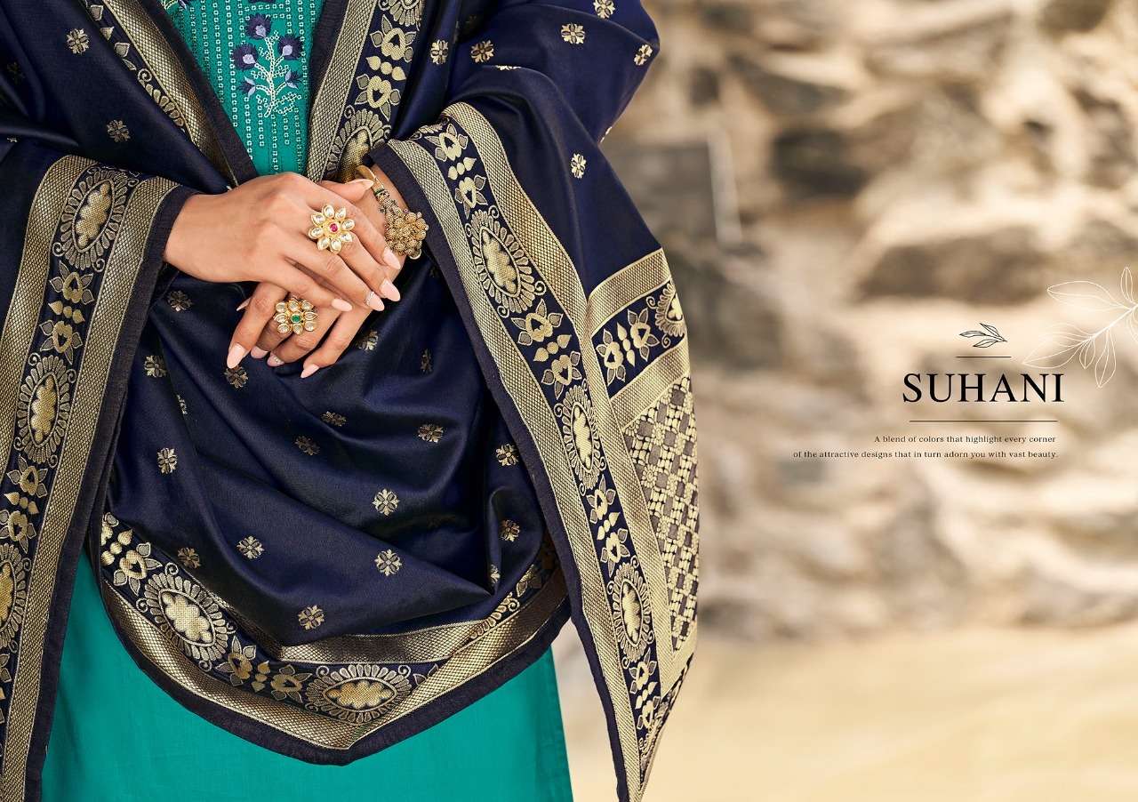 Rati Sarees Suhani Heavy Embroidery Sarees Catalog Wholesale Supplier