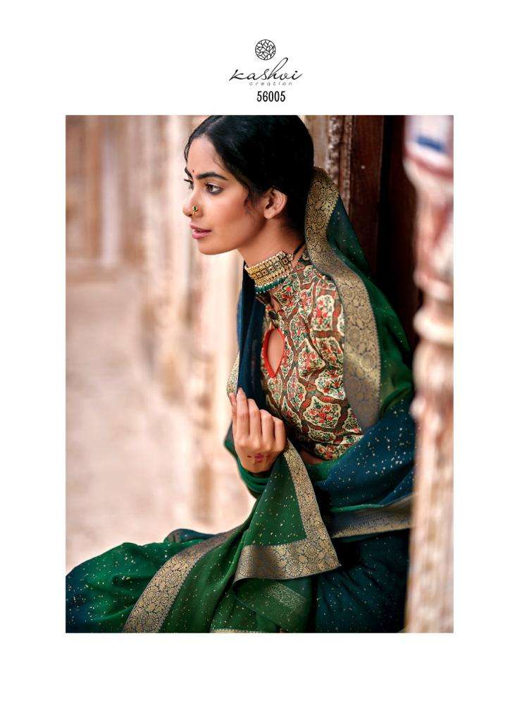 Saroj Gulmohar 60 Gram Georgette Saree With Banglori Silk Work Blouse Concept Wholesale