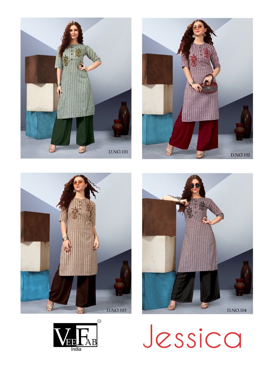 Tanuza Fashion Jessica Cotton Print Kurtis Catalogue Wholesale Supplier