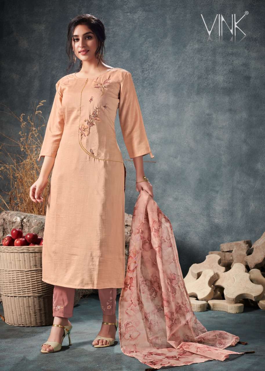 Fragrance By Koiki Wardrobe American Crape Long Formal Wear Kurti Catalogue