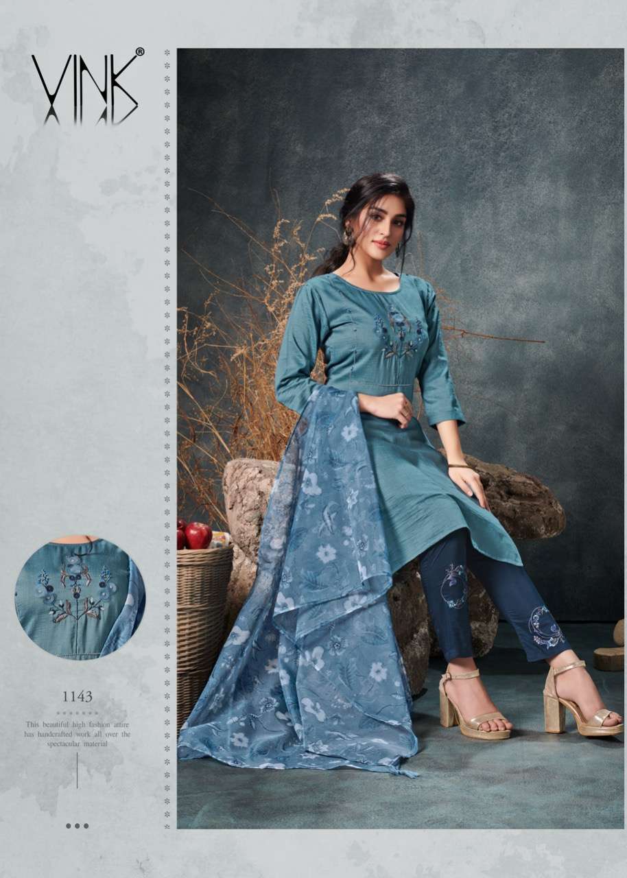 Fragrance By Koiki Wardrobe American Crape Long Formal Wear Kurti Catalogue