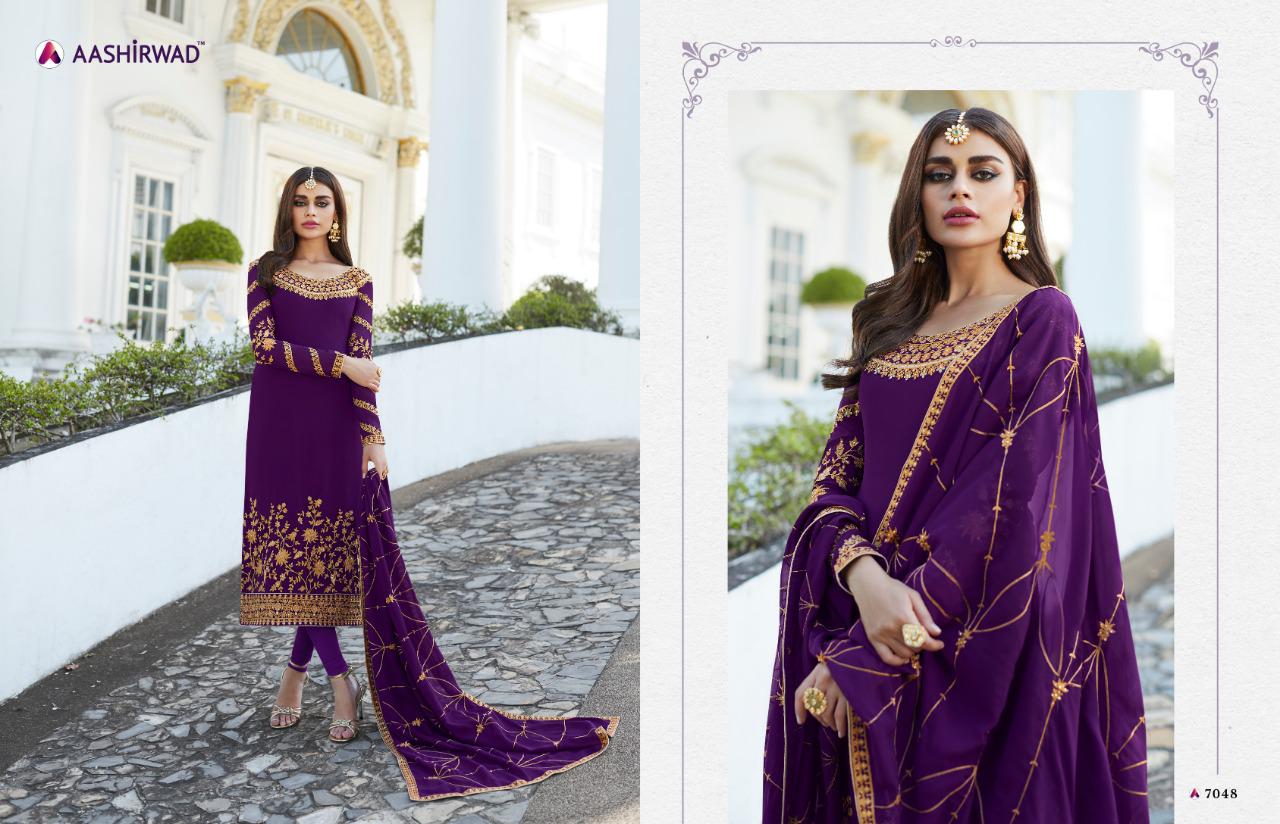 Karma Trendz Mahira Vol 3 Georgette Work Suits Collection Wholesale