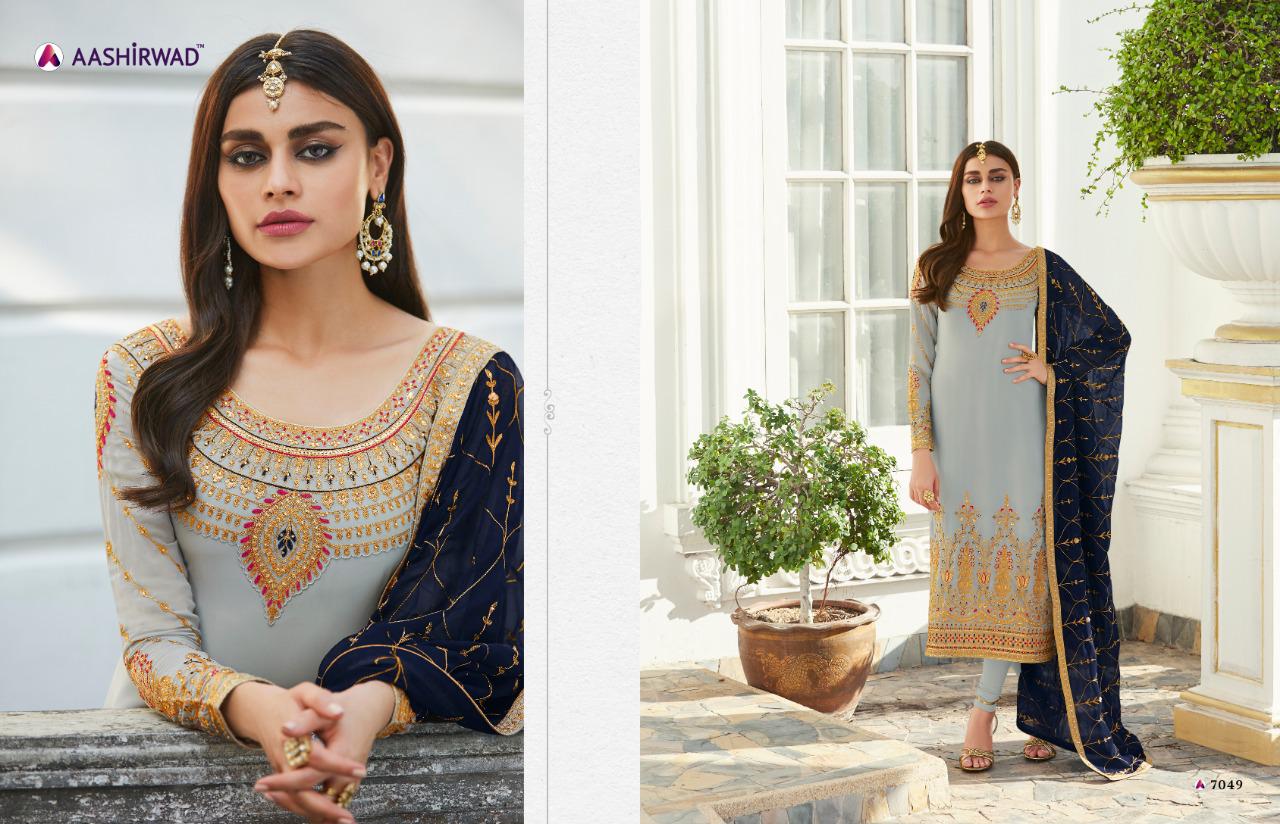 Karma Trendz Mahira Vol 3 Georgette Work Suits Collection Wholesale