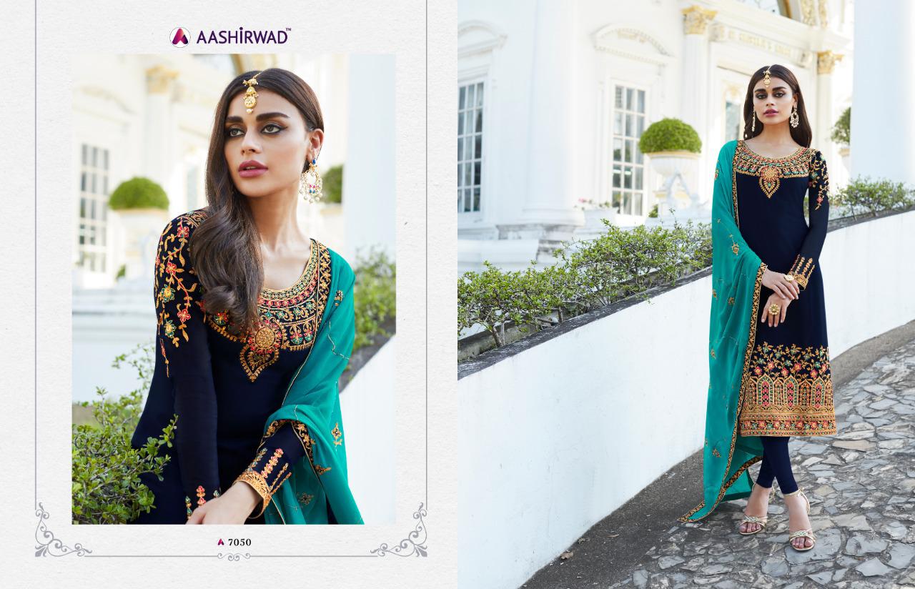 Karma Trendz Mahira Vol 3 Georgette Work Suits Collection Wholesale
