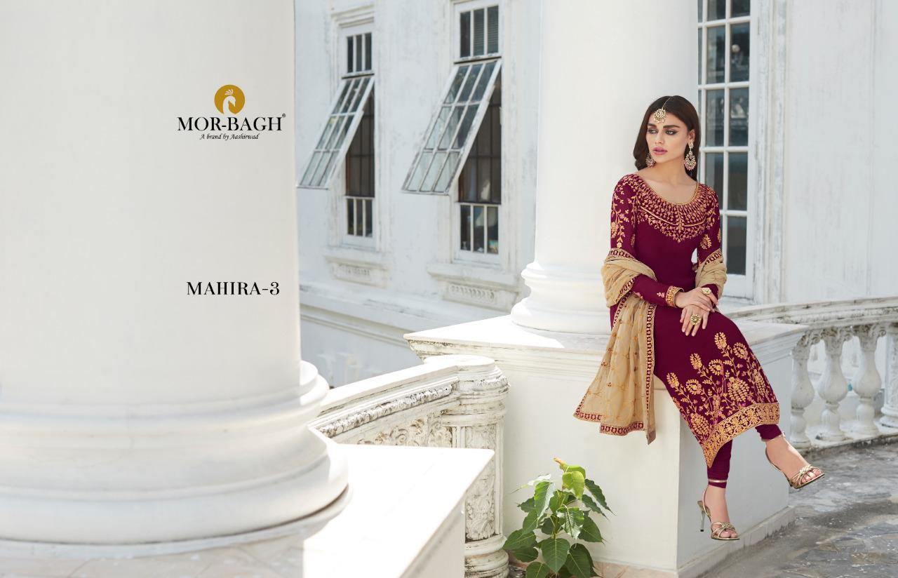 Karma Trendz Mahira Vol 3 Georgette Work Suits Collection Wholesale
