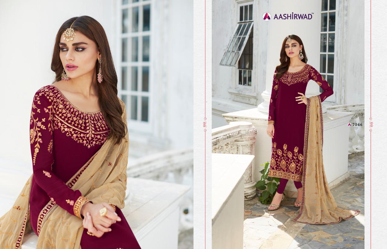 Karma Trendz Mahira Vol 3 Georgette Work Suits Collection Wholesale