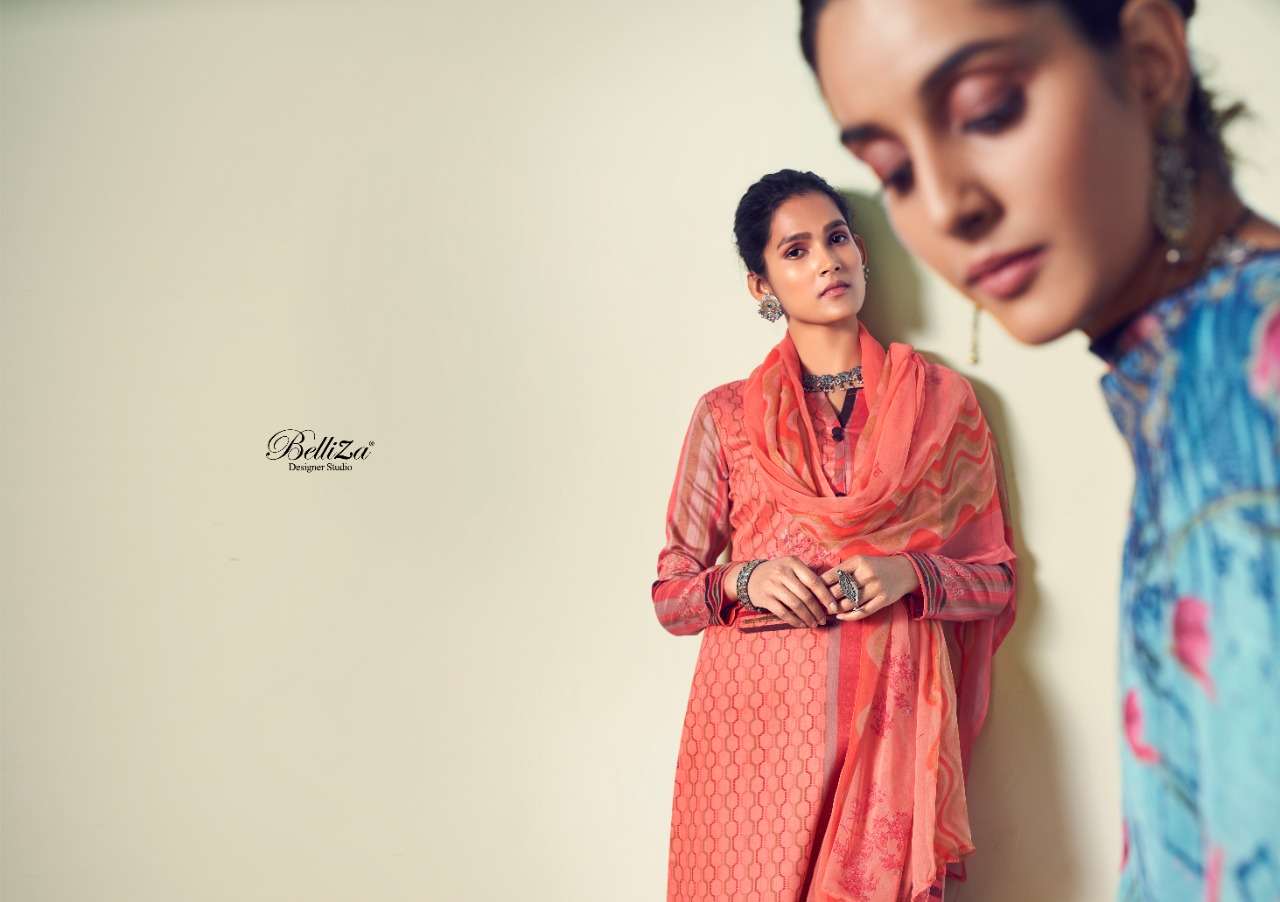 Meera Zisa Muskaan Georgette Suit With Heavy Dupatta Work Collection Wholesale