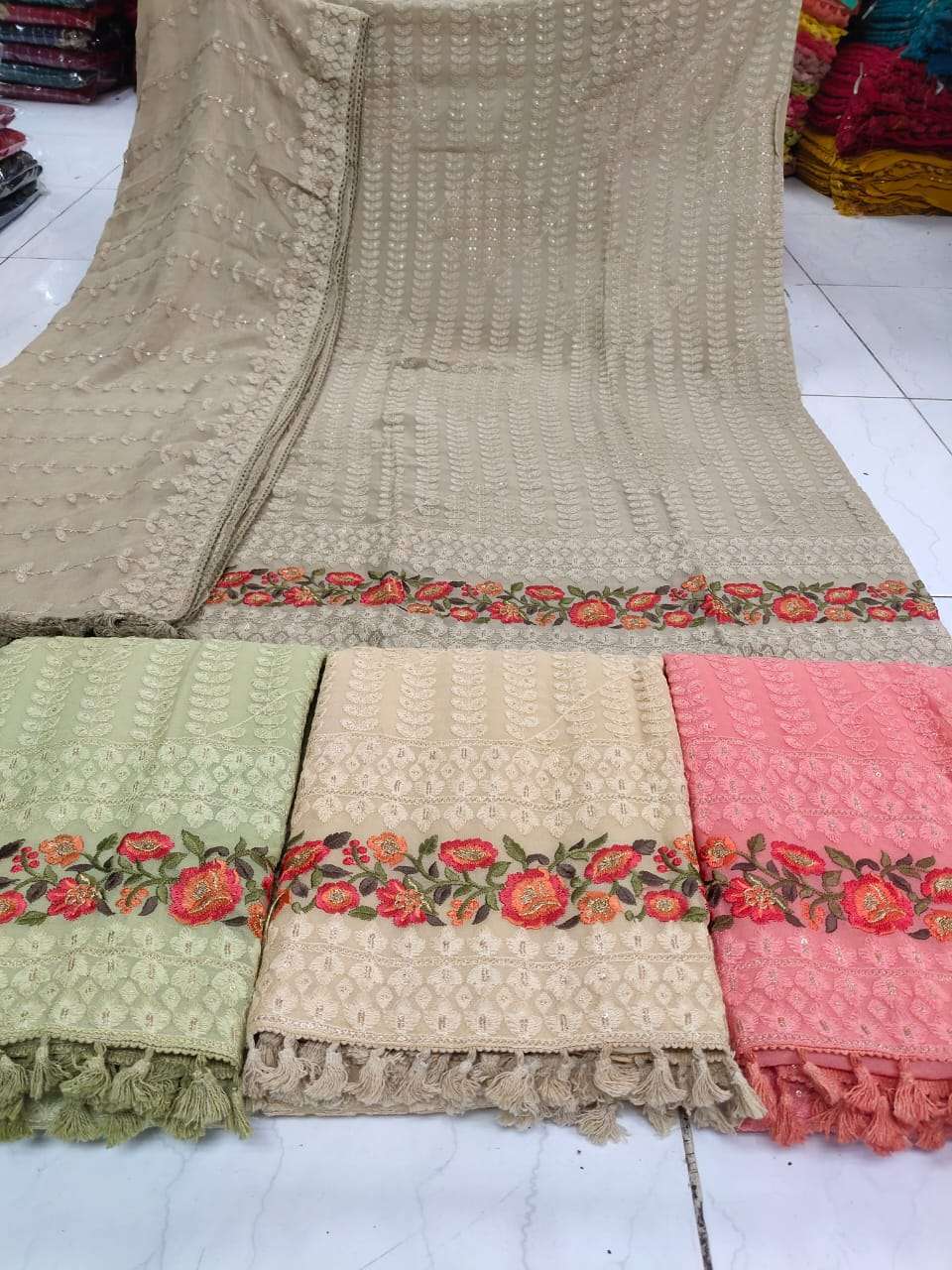 Aura Charissa 9 Pure Cotton Silk New Designer Sarees Catalogue Wholesale Supplier