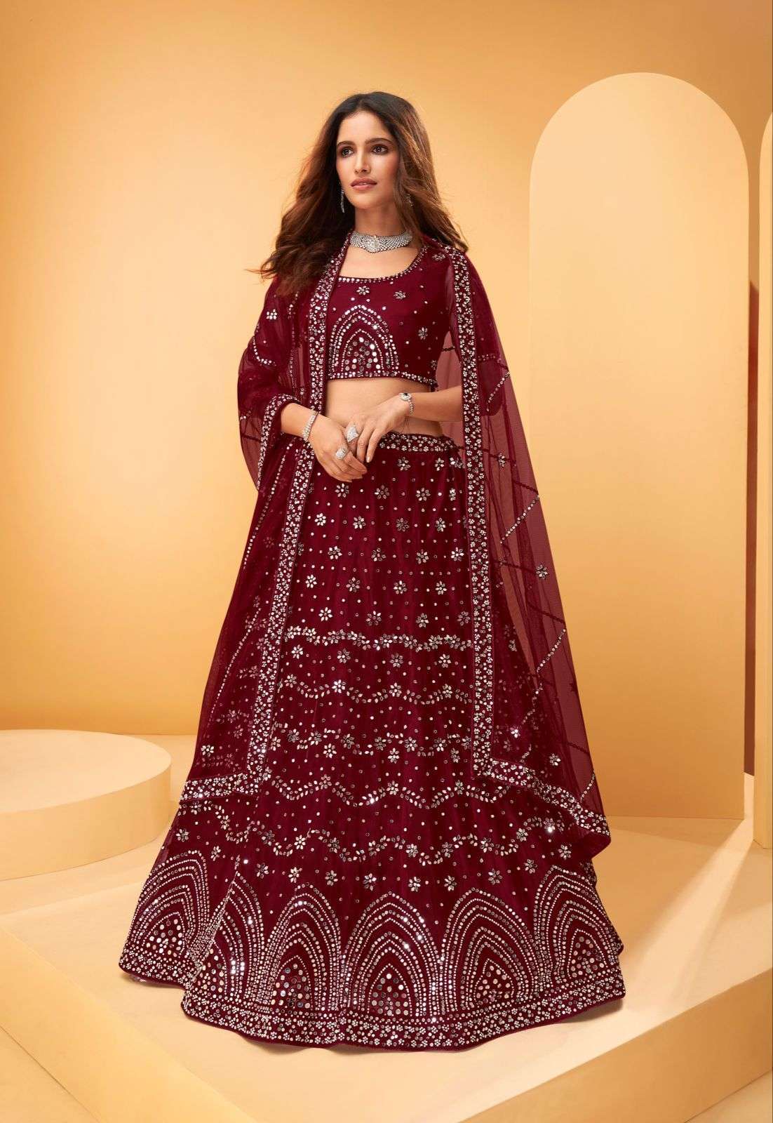 B Brand Sparkle Long Designer Stylish Kurti Manufacturer