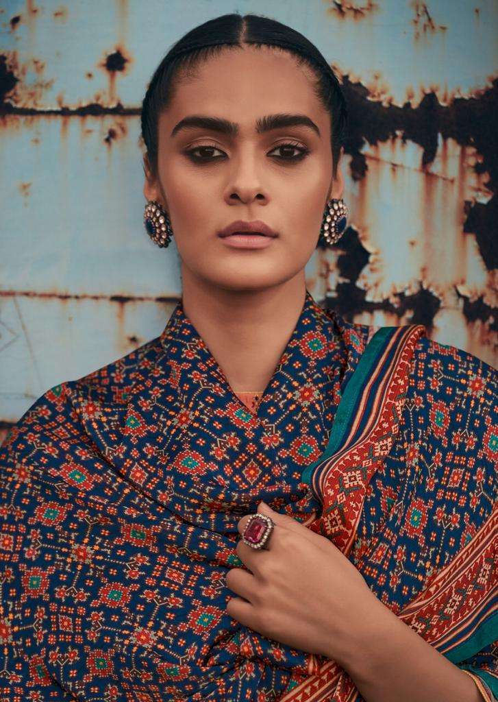 Z4u Ikat Flex Cotton Anarkali Long Fancy Kurti Catalogue Online Trader