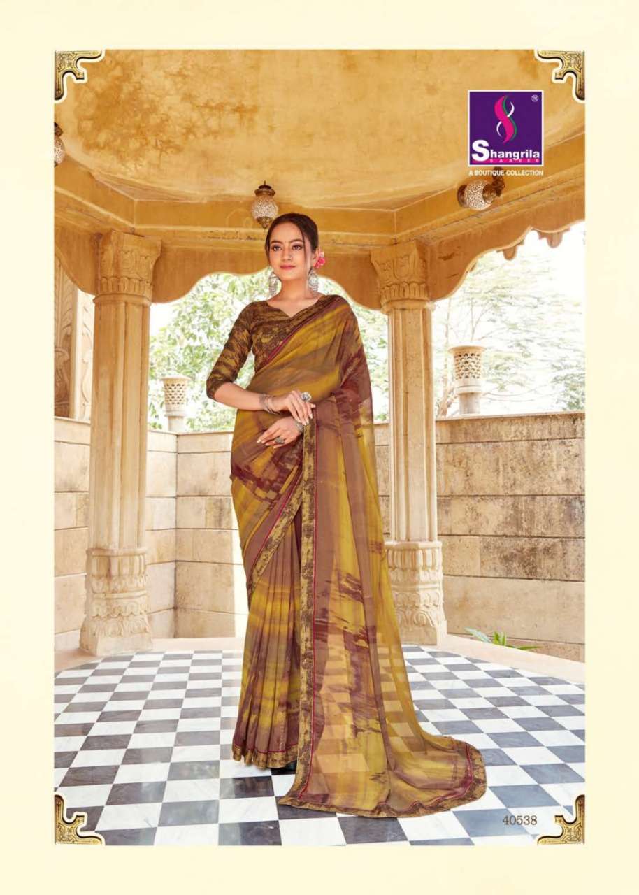 Manjari By Mintorsi Designer Georgette Printed Casual Wear Fancy Saree