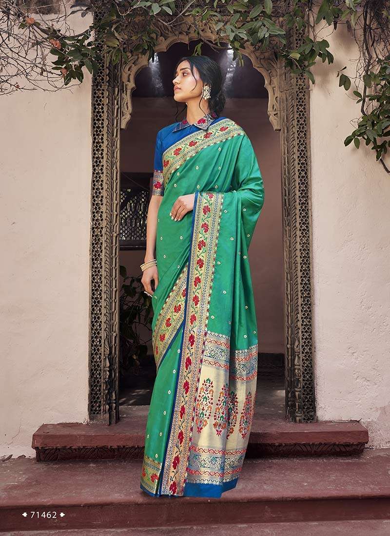 Kianaa Fashion Kanchi Silk Nylon Silk Sarees Online Shopping Low Price